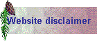 Website disclaimer